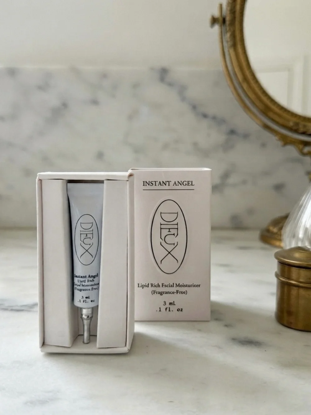 Dieux Instant Angel Lipid Rich Facial Moisturizer Travel Size 3 ml